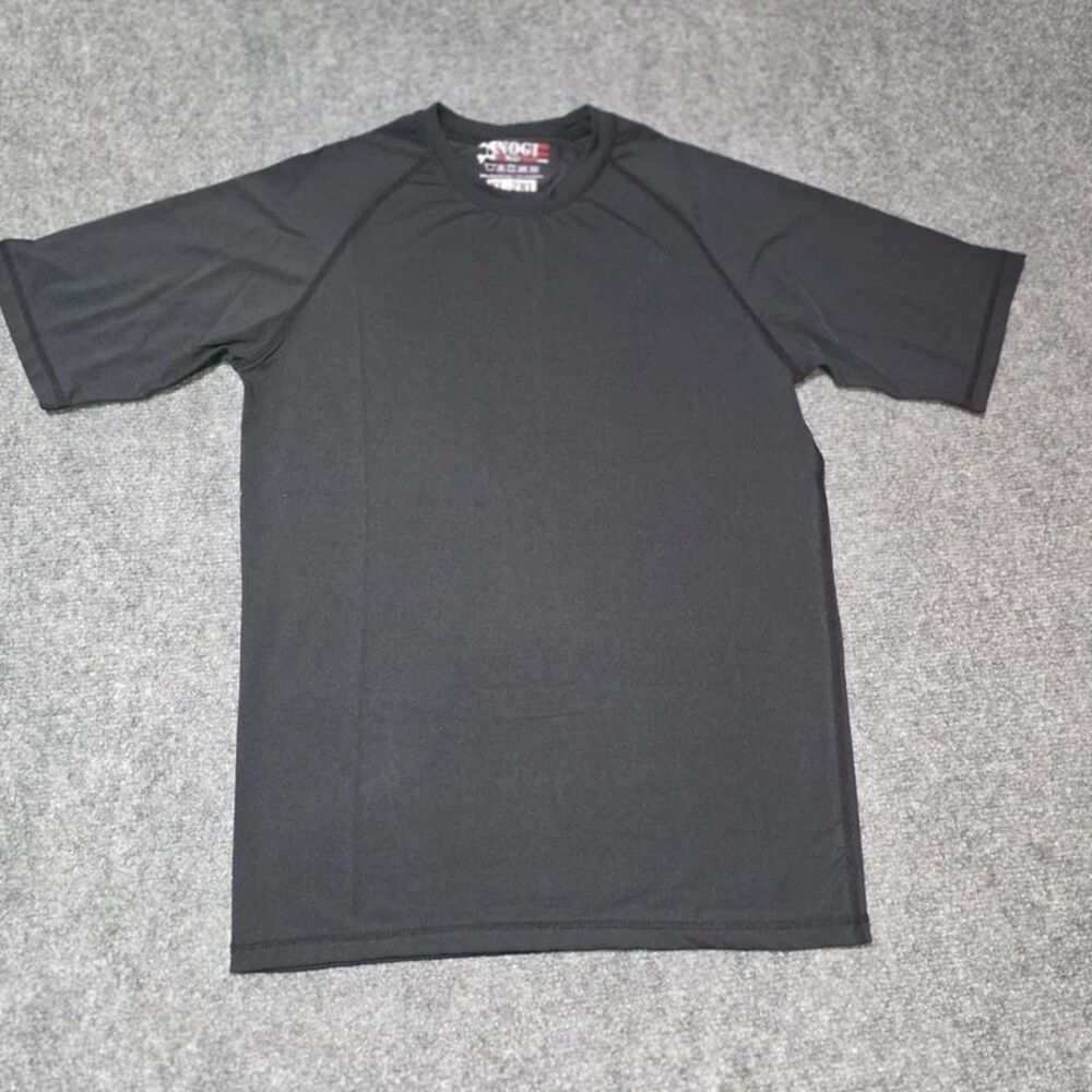Compression Workout Shirt Black Size XL-2XL